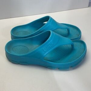 Birki’s blue rubber sandals